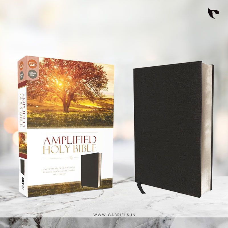 BBL17_as_Amplified-Holy-Bible-black_a.jpg Amplified Holy Bible, Bonded Leather, Black: Captures the Full Meaning Behind the Original Greek and Hebrew Bonded Leather - Image 1
