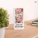 Count your blessings | Christian Wood Block Decor