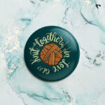 Knit together in love | Christian Bible verse | Button Badges
