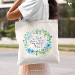 A sweet friendship refreshes the soul | Christian Tote Bag Zipper