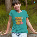 Faith Hope Love | Bible Verse Christian T-Shirt | Kids