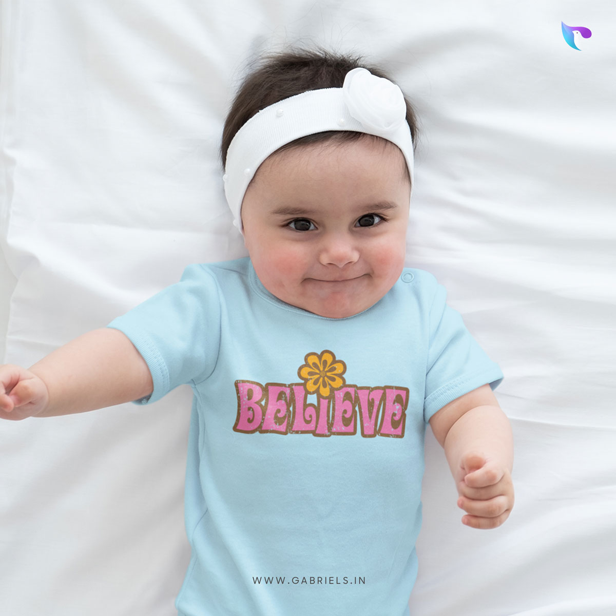 Christian-bible-verse-t-shirt-14i_believe_a.jpg Believe | Bible Verse Christian T-Shirt | Infant - Image 1