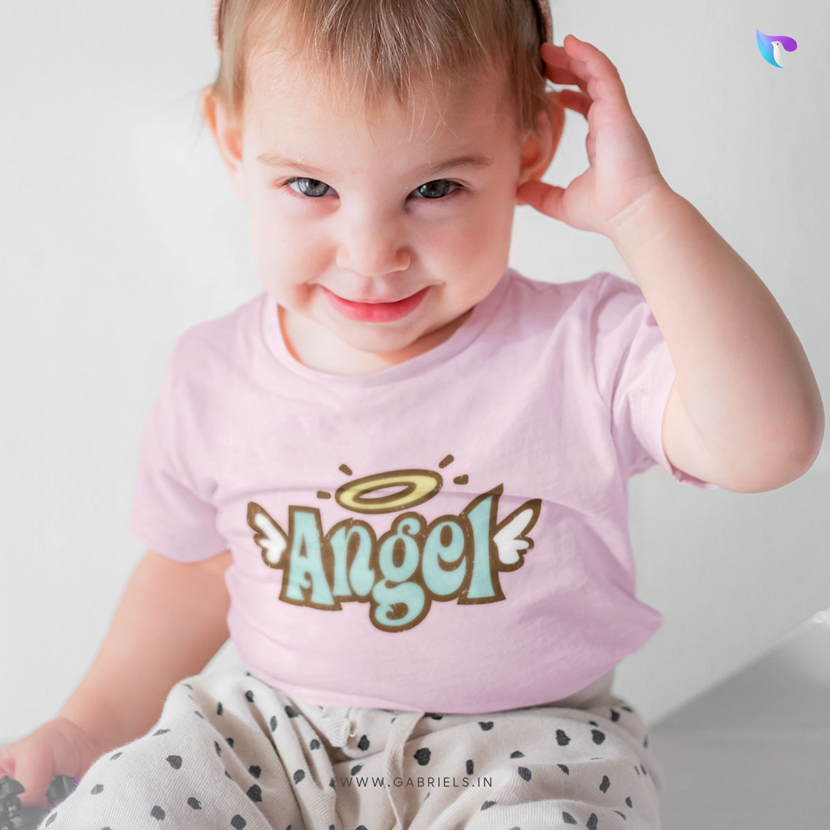 Christian-bible-verse-t-shirt-16i_Angel_a.jpg Angel | Bible Verse Christian T-Shirt | Infant - Image 1