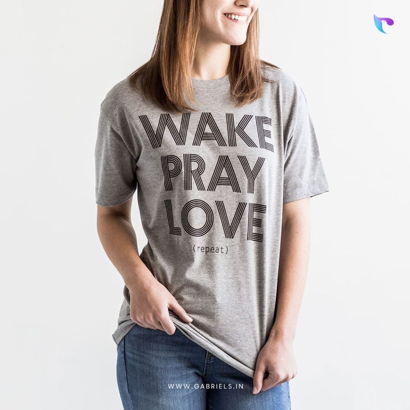 Christian-bible-verse-t-shirt-21-unisex_a-e1690787066217.jpg Wake Pray Love | Bible Verse Christian T-Shirt | Unisex - Image 1
