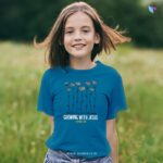 Growing With Jesus | Christian T-Shirt | Kids