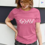 God is greater than the highs and the lows | Christian Bible Verse T-Shirt | Women's