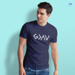God is greater than the highs and the lows | Christian Bible Verse T-Shirt | Men's