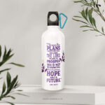 For I know the plans I have for you | Christian Water Bottle