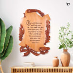 Numbers 6:24-26 Wooden Plaque | The Lord bless you and keep you Christian Wood Decor