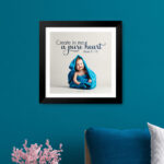 Create in me a pure heart (Psalm 51:10) Bible Verse Frame | Budget Christian Frames