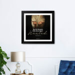 By His wounds you have been healed (Isaiah 53:5) Bible Verse Frame | Christian Wall Decor | Gabriels