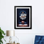 At the name of Jesus every knee will bow (Philippians 2:10) Bible Verse Frame | Christian Wall Decor | Gabriels