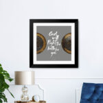 God will fight the battle for you (Exodus 14:14) Bible Verse Frame | Christian Wall Decor | Gabriels