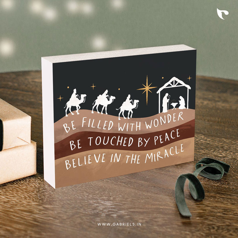 be-filled-with-wounder-WORD-BLOCK-DECOR-CWBD-27_a.jpg Be filled with wonder Be touched by peace | Christian Wood Block Decor - Image 1